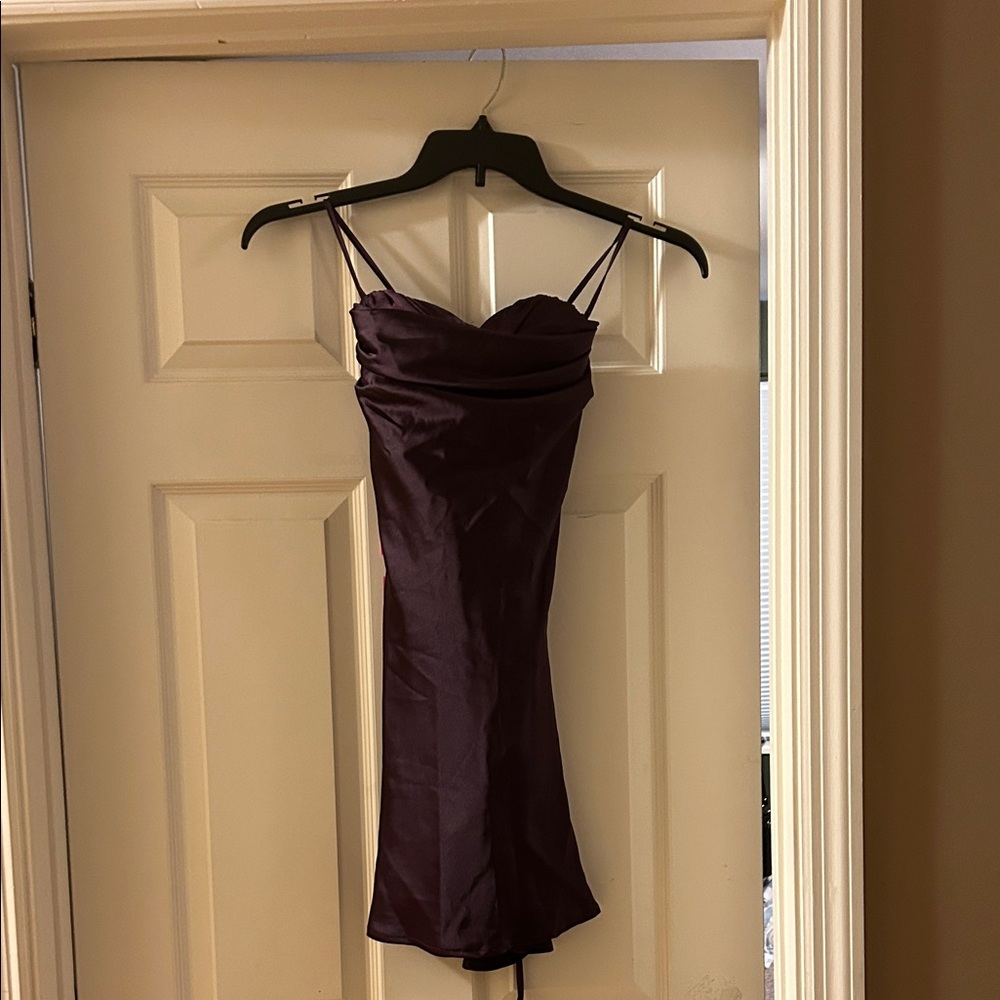 Lulu's Deep Purple Mini Dress